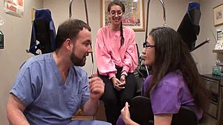 Doctor Binds Teen Patient Kitty Catherine In Latex