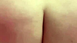 this blonde amateur had a fast creampie orgasm