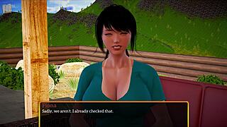 My New Family 433 Features Teen 18+ Brunette MILF With Small And Big Tits In Erotic Cartoon Game