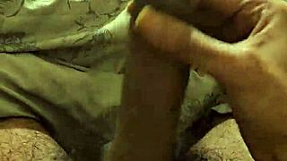Rishi Bhardwaja plays with his monster cock for sexy ladies in homemade interracial scene