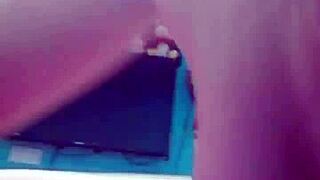 colorful blowjob with feet and cum fetish