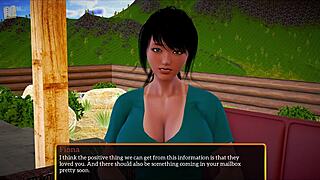 My New Family 433 Features Teen 18+ Brunette MILF With Small And Big Tits In Erotic Cartoon Game