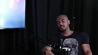 Lucas Ferraz fucks in sheer red, exposing anal and assfucking