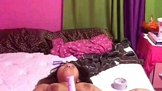 hey, it's just me, whorella deville, vibin' solo with my wand massager.