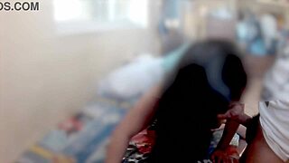 Man, watching my hot wife get pounded hard is wild! Her natural tits bounce like crazy.