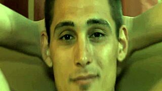 This tattooed punk is jacking off hard to achieve a gay orgasm