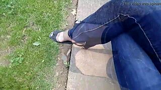 Italian teen and milf dive into intimate webcam anal play on Skype