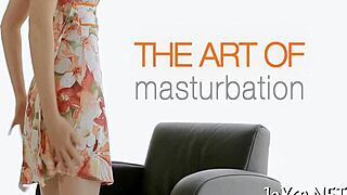 Teen intensely toys her tight wet pussy with 10-pounder dildo