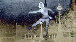 Vintage lesbian lovers explore in swinging sixties London shadows