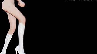 sakura gokuraku jodo, japanese girl dancing naked like crazy