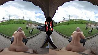 Big tits purple haired babe in vr?