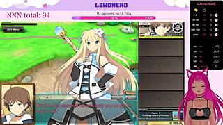 Vtuber LewdNeko Plays Evenicle Game With Creampie Scenes