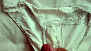 i'm masturbatin with my girlfriends panties, feelin so horny
