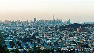 The famous podcaster anal fucks the mail carrier at the beach house