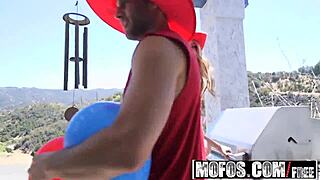 Blonde Outdoor Sex at BBQ Starring Blake Eden Rocks!