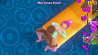 Club hentai girls strip and rip clothes