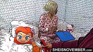 Imagine your otaku stepdaughter in hentai style sucking your big cock with tits out – but it's real!