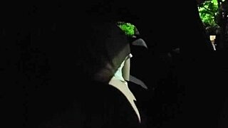 strawberry's outdoor doggy adventure with big black cock 😈