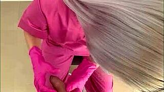 The doctor woman checked my penis, and I got hard. It turned into wild hospital fucking.