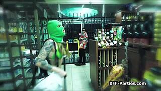 i love post heist foursome with busty bikini bandits