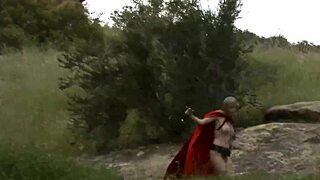 On The Grass Masturbating