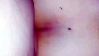 Hey, watch this tranny take a massive cock deep in her tight backside!