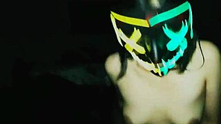 mexican teen gives ass on halloween night