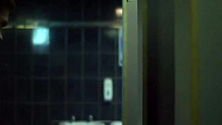 in this storyline, the blonde milf with big tits gets her throat slammed in a roleplay scene