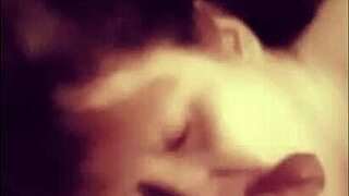 amateur engages in cock sucking and worship, licking before cumshot.