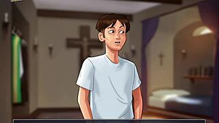 Summertime saga 219 cartoon episode with erotic elements.