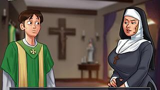 Summertime saga 219 cartoon episode with erotic elements.