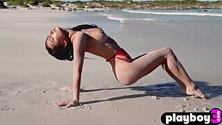 petite milf model gloria sol reveals her STUNNING CURVY BODY in a slow striptease