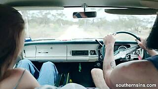 watching australian babe jerk off in the car outdoors 😏