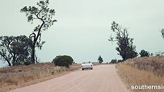 watching australian babe jerk off in the car outdoors 😏