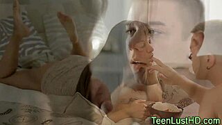 Cute Teen 18+ Beauty Feels Intense Pleasure in Cumshot