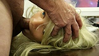 Can't Resist BBC with Hard Rimming, Face Fucking, and Cum Blast Down Her Throat