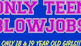 A Teen 18+ Sucks Cock Roughly in Amateur Cumshot Scene