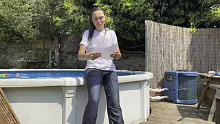 wetlook interview with brunette - what is it and how does it feel?