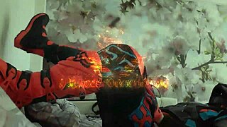 Motocross gay boots tread in biker costumes.