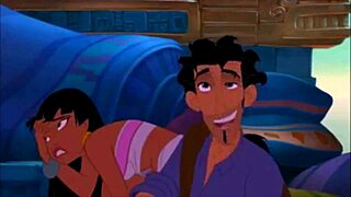 Road to Eldorado cartoon scene with fun animated moments