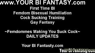 i love trainin bisexaul guys to take cockk in femdom bdsm pov