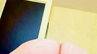 puta rides my cock hard and cums real