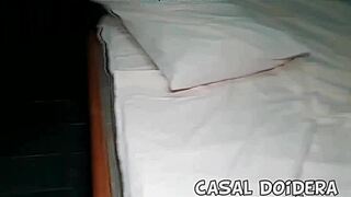 behind the scenes with newbie sky sants recording her first amateur scene with leo ogro