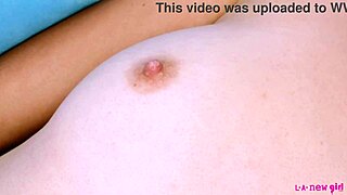 glamorous brunette in naked close-up photoshoot