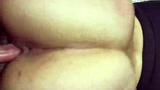 A voluptuous Portuguese woman's ample derriere receives intense penetration