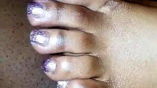 Toes Stroking A Hard Cock