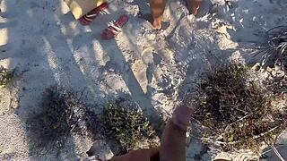 I met a hot latina on the beach and took her to the dunes