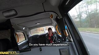 so, shy brunette luna dark got drilled doggystyle in fake taxi