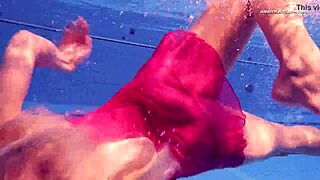 Elena Proklova Lounges Sexy Alone In Pool