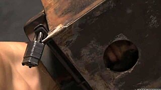 harsh whipping pleases the hotty in a rough session